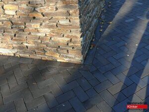 Клинкерная брусчатка Westerwaelder Klinker PK815 Schwarz-bunt